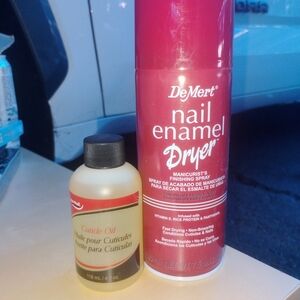 DeMert Nail Enamel Dryer and Cuticle Oil Set